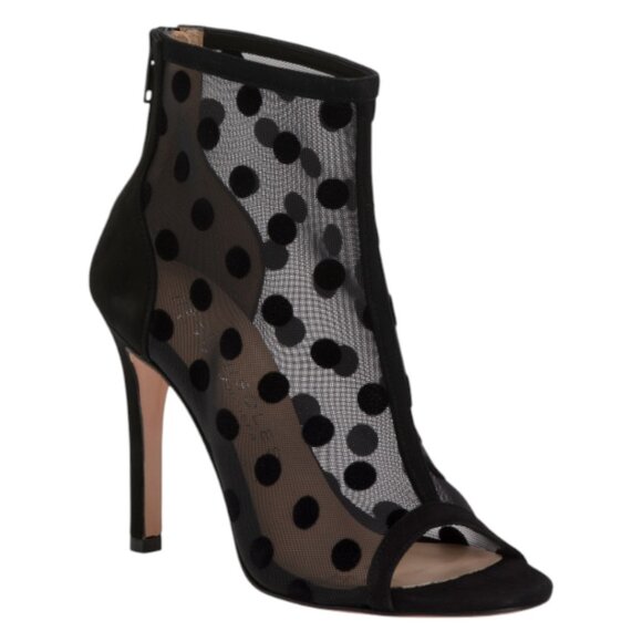 BEAUTIISOLES Made In Italy Tatiana Mesh Peep Toe Heels - Picture 1 of 3
